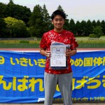 男子準優勝：松岡 翔（サンスポーツTC）