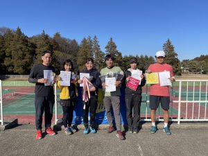 準優勝穐山・小林優勝遠藤・猪瀬3位金・木村